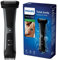 Philips Maquinilla de afeitar para el cuerpo, Color Negro