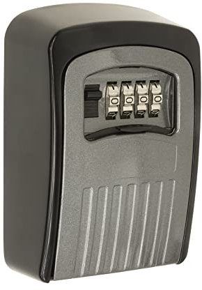 ARREGUI KEEPER SEG012 Caja Fuerte para Llaves Exterior con Código, Segura y Resistente, Fácil de Instalar, Gris