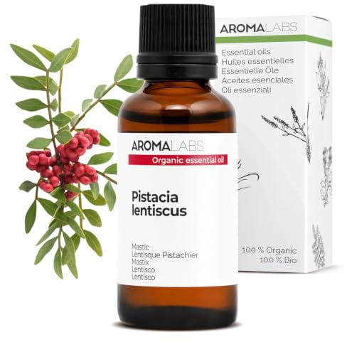 Lentisque Pistachier BIO (Pistacia lentiscus) - 30 mL - Huile Essentielle Chémotypée et Certifiée AB - Aroma Labs - Made in France