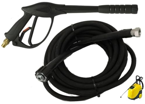 parpyon® Kit AL15T Ricambi per Idropulitrice Lavor wash professionale Pistola idropulitrice Lavor + Tubo 8 metri con attacco filettato accessori ricambi lavorwash (KITAL15T)