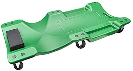 JIAYING Kunststoff Kriecher Auto Reparatur Pad Auto Reparaturkissen Krabbeln Matte, Auto Reparatur Matte Rollierkissen Rollende Kriechpflanze, Für Auto Reparatur Und (Size:40 In,Color:Grün)