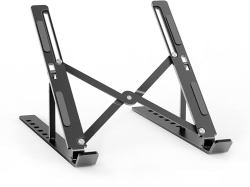 AISENS - LPS2M-175 - Soporte de Sobremesa Ajustable para Portatil/Tablet, Gris