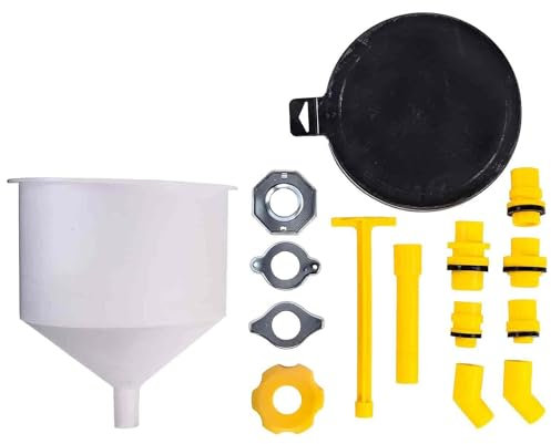 Lot de 15 entonnoirs de radiateur anti-déversement pour système de refroidissement pour remplir le liquide de refroidissement sans déversement
