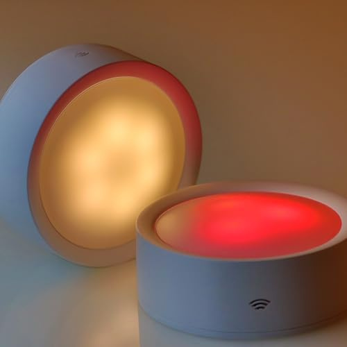 DA LIGHT Wandpot Unterbauleuchte LED 2er Set RGBW Fernbedienung Batterie | RGBW LED Unterbauleuchte 2er Set mit Fernbedienung – kabellos, dimmbar & 30/60 Min Timer, ideal für Küche, Vitrine & Treppe