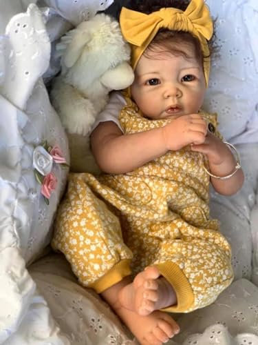 Anano Reborn Baby Puppen Reborn Baby Mädchen 20 Inch Lebensechte Babypuppen Posable Realistische Neugeborene Babypuppe Mit Zubehör Für Kinder Ab 3