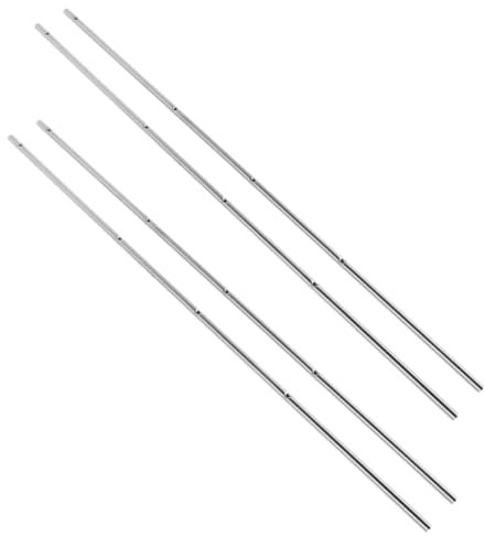 BELLIFFY 4 Stück Metallstangen Für Tischfußballtische Ersatz Stangen Für Fußballspiele Installieren