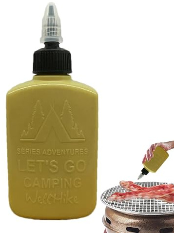 Generisch Speiseöl-Spenderflaschen – 100 Ml Auslaufsicherer Behälter Für Flüssige Gewürze Mit Drehverschluss, Quetschflaschen Für Soßen, Kleine Camping-Ölflasche Für Gewürzöl, Ketchup, Kochwein
