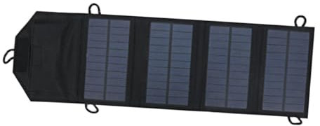 Abaodam Chargeur Solaire Pliable Pour Camping Panneau Solaire Urgence Portable Extérieure