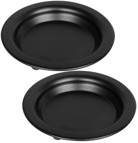 GALPADA 2pezzi Portacandele Colonna in Metallo Rotondo Piatti Per Candele Decorativi Supporti Per Candele Colonna e Lumini Da Tè Centrotavola Per Matrimoni e Feste