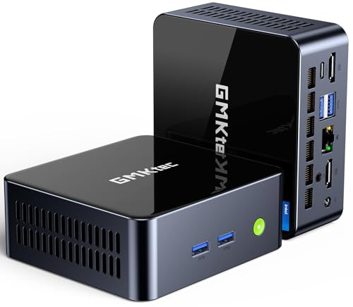 GMKtec M3 Pro Mini PC Intel Core i5-13500H, 16GB RAM 512GB SSD, Triple 4K Display Mini Computer, WiFi 6, BT5.2, USB-C, Compact Desktop PC for Office & Home