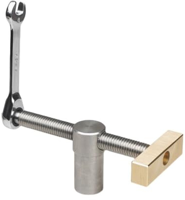 19mm Holzbearbeitung Bankhaken, Ergonomischer übergroßer Drehknopf für Mühelose und Flexible Einstellung, Tisch Werkbank Klemme Niederhalter Werkbank Klemme für Hobelbank