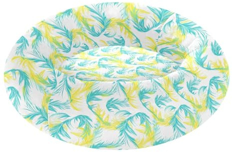 Handritad design Fenix neon gul blå husdjur hundsängar avtagbar och tvättbar fluffigare hund- och kattkudde för extra liten storlek husdjur som sover