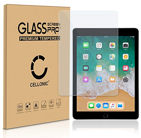 CELLONIC Protector pantalla tablet compatible con iPad Air 2 / iPad Pro 9.7 / iPad 5 / iPad 6 (2.5D, 0,33mm, 9H) - Cristal templado Protector de pantalla, Screen Protector, Cristal protector tablet