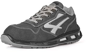 U-Power Red Lion Kick, Scarpe Antinfortunistiche Unisex, Scarpe da Ginnastica in Pelle Leggere, Flessibili, Antiperforazione, con Suola Infinergy, con Puntale in Alluminio (40)