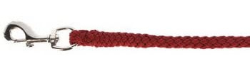 Führstrick Supreme mit Karabiner bordeaux