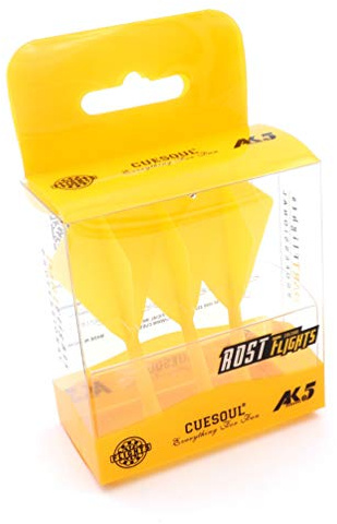 CUESOUL ROST Integrated Dart Shaft and Flights Medium, Rautenform, 3er-Set