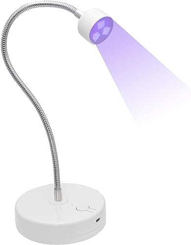 UV Led Nagellampa, USB UV Led Nagelljus för Gel Naglar, 360° Roterbar Svanhals Flash Cure Light, Portabel Nageltork Nail Extension Gel Curing Lampa för Hem, Salong