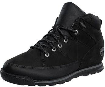 Timberland Uomo Stivali Euro Rock Mid Lace, Black, 42 EU