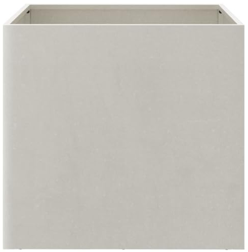 vidaXL Pflanzkübel 2 STK. Silbern 49x47x46 cm Edelstahl