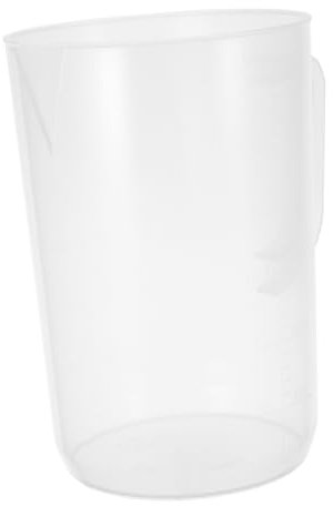 Uonlytech Misurino Trasparente Graduato Manico Ergonomico Utensile Portatile Per Misurazioni Di Liquidi Officina e Cucina Facile Da Pulire e Utilizzare