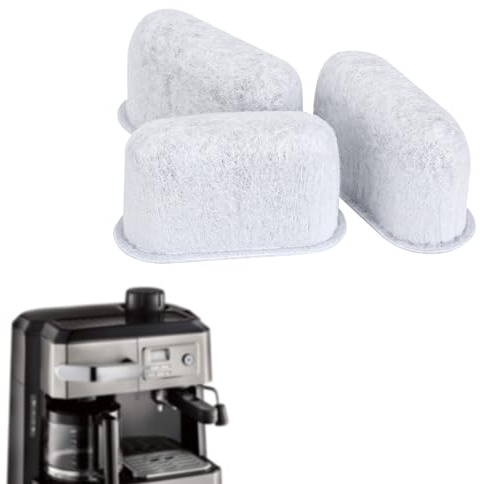 3pcs Coffee Maker Filter Replacement, Water Filter for Delonghi 7313285779 | Activated Carbon Water Filter for Espresso Coffee Machine, Cafe Maker Accessories for Delonghi Compatible with 7313285779