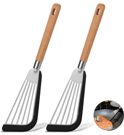 Foyucool 2 Pack Large Silicone Spatula for Kitchen
