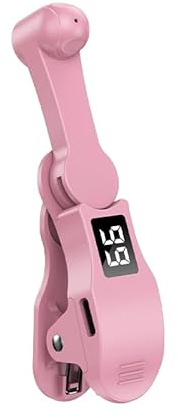 RuiJOTWAT Tragbarer automatischer Bildschirmklicker, einstellbare Geschwindigkeit, simuliert kontinuierliche Fingerklicks, geeignet für Spiele, Pink