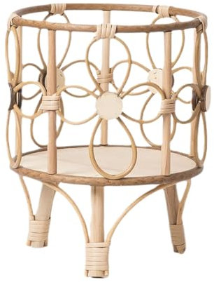 Holz Pflanzenständer,BodenMit Beinen Als Blumentisch Hocker - Topfhalter Mit Beinen Als Hocker & Rustikale Wohnaccessoires Für Innenbereich, Garten & Terrasse