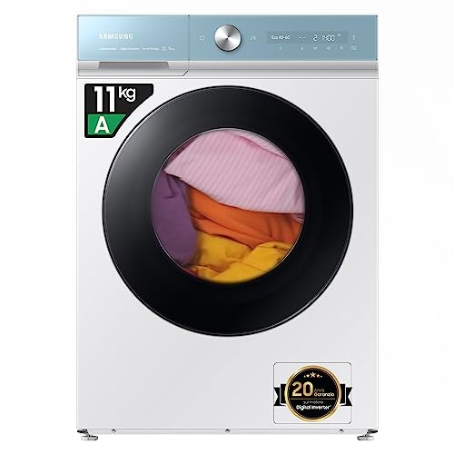 Samsung Lavatrice BESPOKE AI™ QuickDrive™ WW11BB944DGMS3 Libera installazione, 11Kg, Classe A, Wifi, Vapore, Carica Frontale (Ricondizionato)