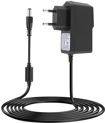 9V 1A Gitarre Pedal Netzteil Adapter, Netzteil für Gitarrenpedal 9V 1A Spitze Negative für Effektpedal Netzteil Wandladegerät für Boss PSA-120S