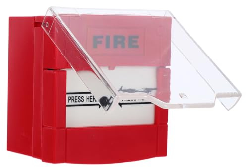 Gatuida Manual Fire Switch Emergency Call Point with Sturdy Design Quick Response Fire Alarm Reset Button for Home Safety Easy Installation Emergency Alert Station