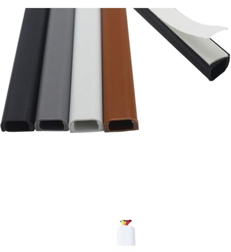 Canalina Passacavi Copri cavo da pavimento, prolunga, protezione for condotto di cablaggio, copri alimentazione, pratico organizer for cavi(B-Grey-1)