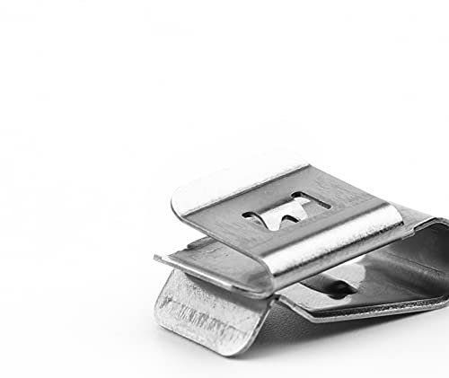 90 Grad. SUS304. Solarkeilclips für Drahtanordnung Metallkantenclip (Size : 400 Pieces)