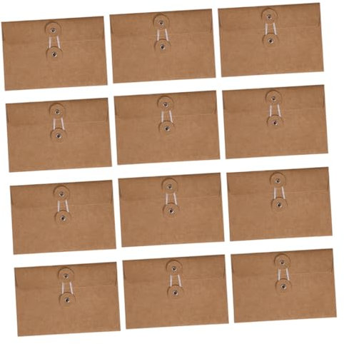 HOODANCOS Vintage Umschläge Brief Schreiben Kraft Papier Briefpapier Umschläge Wicklung Design