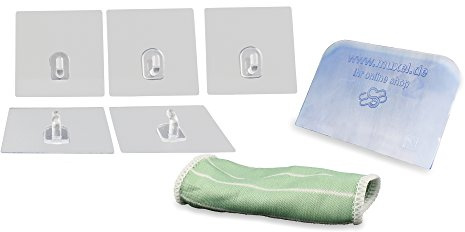 Muxel Wunderhaken Set 5-teilig, kleine Saughaken. Die Zauber-Haken die Fast überall und dauerhaft halten. Einfach Magic
