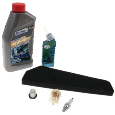 2EXTREME Inspektionsset groß kompatibel mit 4-Takt China Roller GY6, ZNEN | Set mit C7HSA, 10W40, Luftfiltereinsatz, Benzinfilter; kompatibel mit BAOTIAN, FLEX-TECH FIRENZE 50, SYM Mio 4-Takt, TOPSPEED