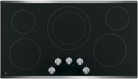 36 Electric Cooktop with 5 Elements, Smoothtop Style, Keep Warm Zone, Hot Surface Indicator, ADA Compliant, UL Safety Listed, Glass Ceramic Surface