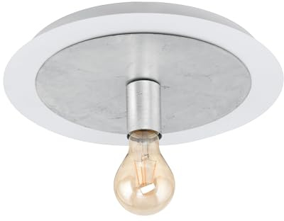 EGLO LED Deckenlampe Passano, Deckenleuchte, Stahl in weiss, silber