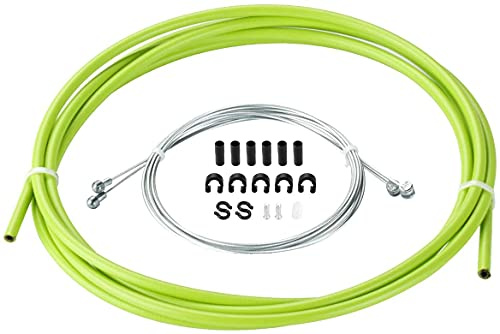 Chooee Universal Bicycle Brake Cable Housing Kit for Mountain Bike or Road Bikes,Standard Green