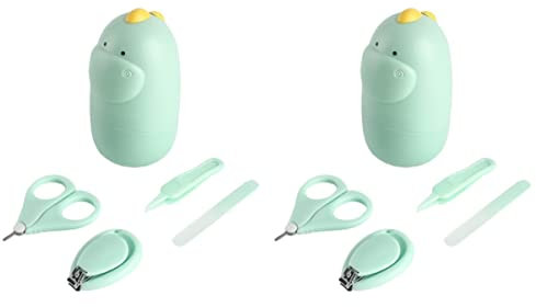 Beaupretty 2 Sätze Nagelset Maniküre-Sets Nagelschere Für Neugeborene Pediküre-Set Für Neugeborene Nagelknipser Für Kleinkinder Kleinkindanzüge Stoffschere Baby Fall Rostfreier Stahl Gewidmet
