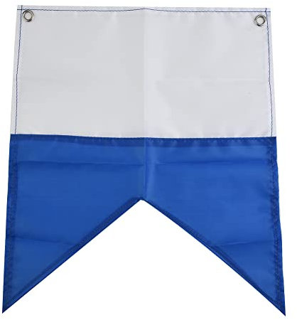 ZYWUOY Drapeau de bateau de plongée sous-marine durable léger bleu blanc