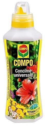 La zappa Concime liquido Universale da Giardino e Balcone fertilizzante per fioriture abbondanti 1 lt