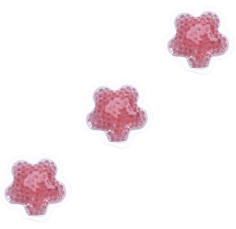 SAFIGLE 3stücke Beauty Pack Blütenform Hot- -eisbeutel Wiederverwendbare Kälte Und Wärmetherapie Für Brustpflege Für Und Erholung