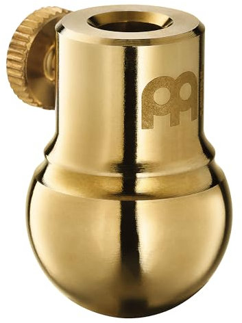 Sonic Energy Stimmgabel Aufsatz – Fuß in Kugelform, 46 g – Aus ECOBRASS, gold – 20 mm Aufsatzfläche – Für Therapie und Massage (VF-RS)