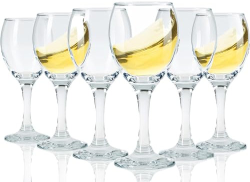 Copas de vino pequeñas con tallo | copas de limoncello | copas de vino de Oporto 3 onzas | 90 ml
