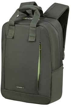 Samsonite Guardit Classy - Lapoprucksack con manijas de 14.1 pulgadas, 38 cm, 15.5 L, tamaño (verde de metal)