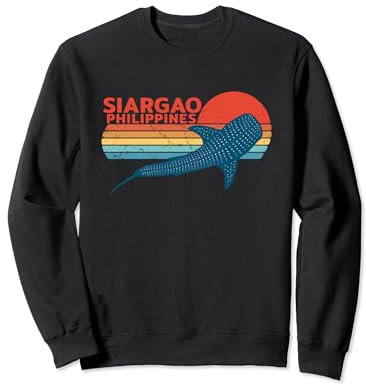 Philippinen Siargao Walhai Sweatshirt