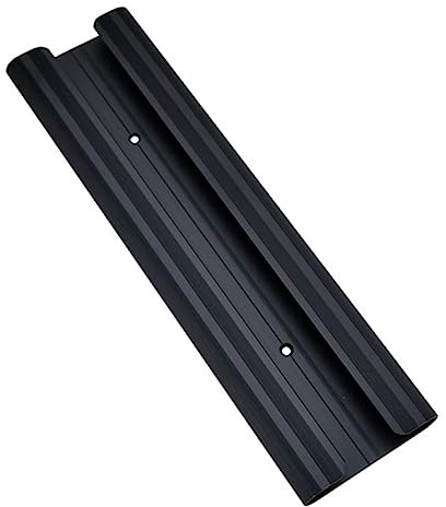 Hoement Support Pour Verres à Vin Suspendu En Alliage D'aluminium Noir, Porte-gobelets De Bar Compact, Rangement Mural Cuisine Et Cave à Vin, Pour Organisation Pratique Et Gain De Place