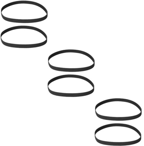 QUMIIRITY 6stücke Gummiband Für Kassettenrekorder Und DVD-laufwerke Durchmesser Langlebige Und Flexible Riemen Für Recorder Cd-Spieler Und Videomaschinen Schwarz