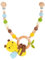 IXYHKB Kinderwagenkette Holz, Kinderwagen Kette für Babys, Kinderwagen Spielzeug Holz, Mobile Kinderwagenkette, Kette Kinderwagen Holz für Mädchen und Junge ab 0+